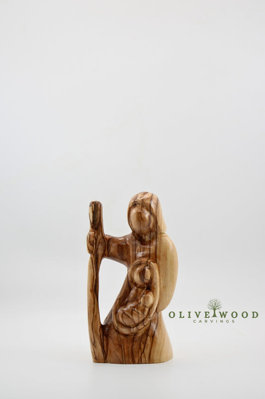 Holy Family Statue – Handcrafted in the Holy Land