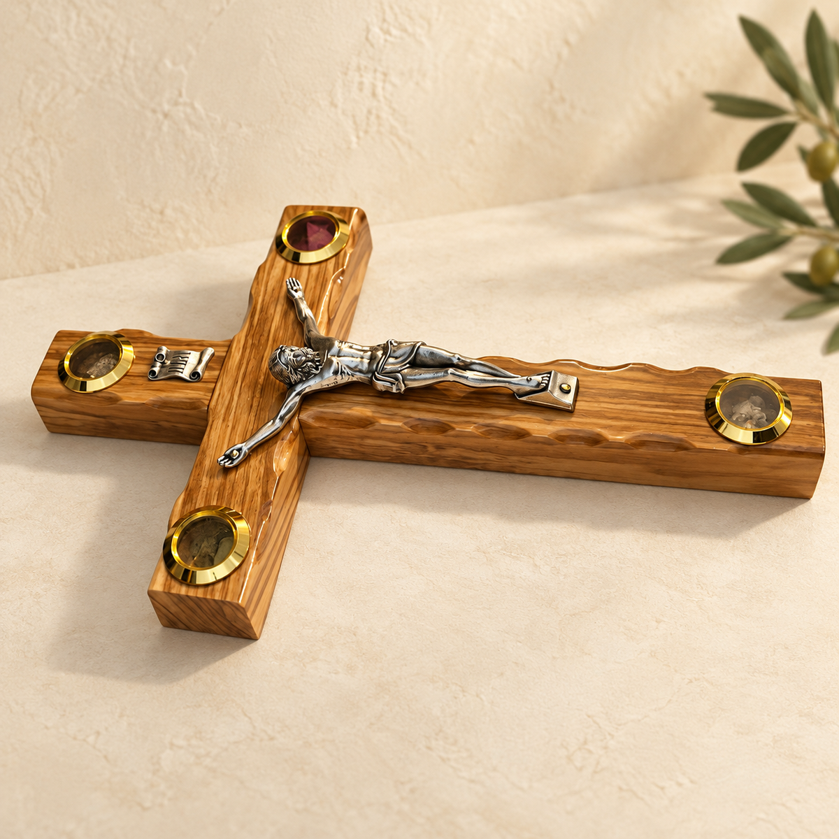 Olive Wood Crucifix