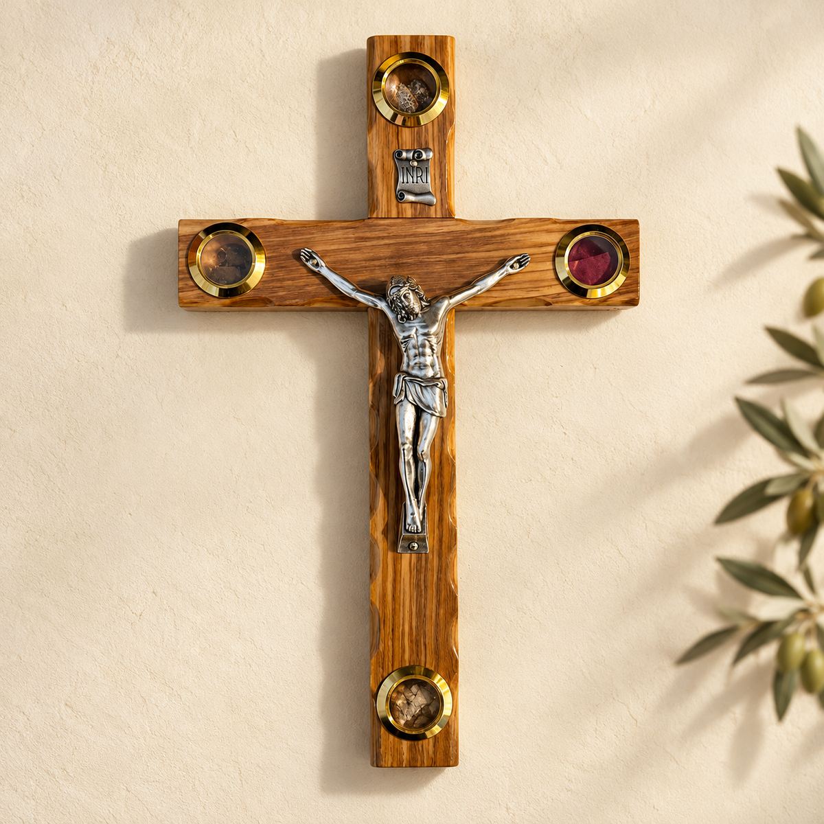 Olive Wood Crucifix