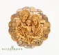 Holy Family Olive Wood Wall Carving – Crafted in the Holy Land (13.2 x 13.2 inches)