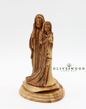 Holy Family Statue – Hand-Carved Olive Wood Statue from Bethlehem