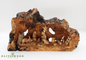 Handcrafted Olive Wood Nativity Scene – Unique Holy Land Carving ( 16.5 × 6.5 Inches )